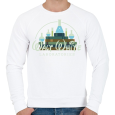 PRINTFASHION Walter White BB - Férfi pulóver - Fehér
