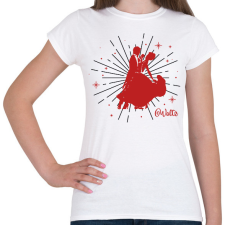 PRINTFASHION Waltz - Keringő - Női póló - Fehér női póló