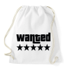 PRINTFASHION WANTED ★★★★★ (GTA) - Sportzsák, Tornazsák - Fehér