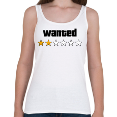 PRINTFASHION Wanted Level 2 - Női atléta - Fehér