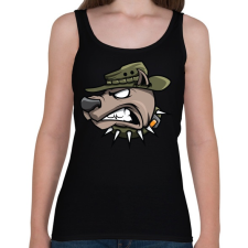 PRINTFASHION Wardog - Női atléta - Fekete női trikó