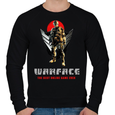 PRINTFASHION warface - Férfi pulóver - Fekete