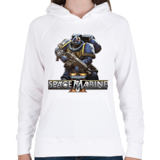 PRINTFASHION Warhammer 40000 - Női kapucnis pulóver - Fehér
