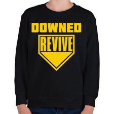 PRINTFASHION Warzone: Downed - Gyerek pulóver - Fekete gyerek pulóver, kardigán