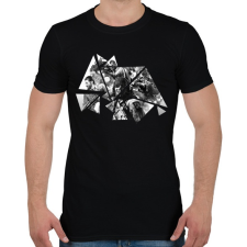 PRINTFASHION Warzone - Férfi póló - Fekete férfi póló