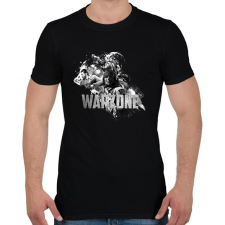 PRINTFASHION Warzone - Férfi póló - Fekete férfi póló