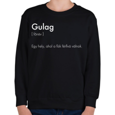 PRINTFASHION Warzone Gulag - Gyerek pulóver - Fekete