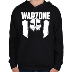 PRINTFASHION Warzone - Gyerek kapucnis pulóver - Fekete