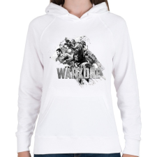 PRINTFASHION Warzone - Női kapucnis pulóver - Fehér női pulóver, kardigán