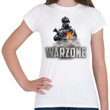 PRINTFASHION Warzone - Női póló - Fehér női póló
