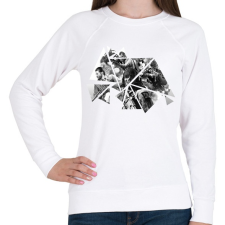 PRINTFASHION Warzone - Női pulóver - Fehér női pulóver, kardigán