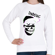 PRINTFASHION Watch Dogs: DEDSEC - Női pulóver - Fehér női pulóver, kardigán