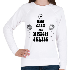 PRINTFASHION Watch series - Női pulóver - Fehér női pulóver, kardigán