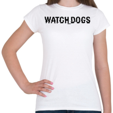 PRINTFASHION WATCHDOGS LOGO - Női póló - Fehér női póló