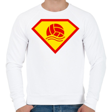 PRINTFASHION Water polo - Férfi pulóver - Fehér