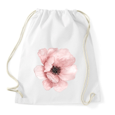 PRINTFASHION Watercolor Flower - Sportzsák, Tornazsák - Fehér tornazsák