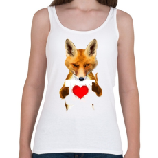 PRINTFASHION Watercolor fox love - Női atléta - Fehér