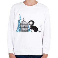 PRINTFASHION We can be friends - Gyerek pulóver - Fehér gyerek pulóver, kardigán