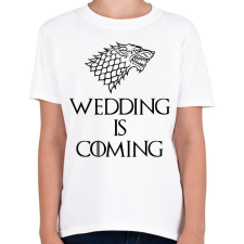 PRINTFASHION Wedding is Coming - Gyerek póló - Fehér gyerek póló