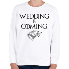PRINTFASHION Wedding is coming  - Gyerek pulóver - Fehér
