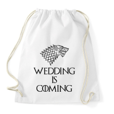 PRINTFASHION Wedding is Coming - Sportzsák, Tornazsák - Fehér tornazsák