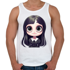 PRINTFASHION Wednesday Addams - Férfi atléta - Fehér