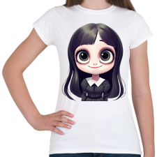 PRINTFASHION Wednesday Addams - Női póló - Fehér női póló