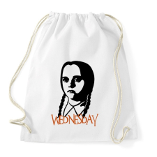 PRINTFASHION Wednesday Addams - Sportzsák, Tornazsák - Fehér tornazsák