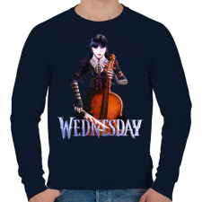 PRINTFASHION Wednesday art 12 - Férfi pulóver - Sötétkék férfi pulóver, kardigán