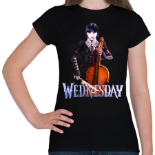 PRINTFASHION Wednesday art 12 - Női póló - Fekete női póló