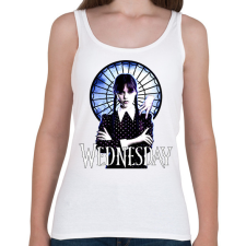 PRINTFASHION Wednesday art 2 - Női atléta - Fehér női trikó