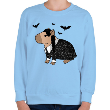 PRINTFASHION Wednesday capybara - Gyerek pulóver - Világoskék gyerek pulóver, kardigán