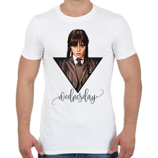 PRINTFASHION Wednesday - Férfi póló - Fehér