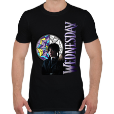 PRINTFASHION Wednesday - Férfi póló - Fekete férfi póló