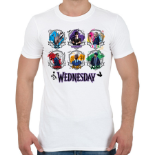 PRINTFASHION Wednesday friends firka - Férfi póló - Fehér férfi póló