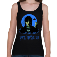 PRINTFASHION wednesday - Női atléta - Fekete női trikó