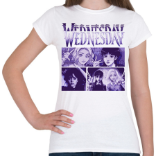 PRINTFASHION Wednesday - Női póló - Fehér női póló