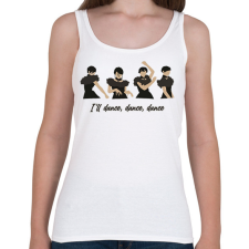 PRINTFASHION Wednesday tánc - Női atléta - Fehér női trikó