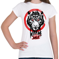 PRINTFASHION welcome2 the jungle - Női póló - Fehér