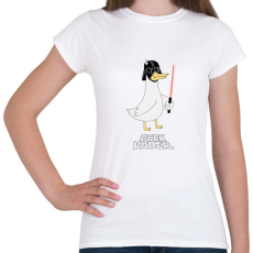 PRINTFASHION Welcome to the duck side - Női póló - Fehér