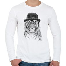 PRINTFASHION Welcome to the jungle - Férfi hosszú ujjú póló - Fehér