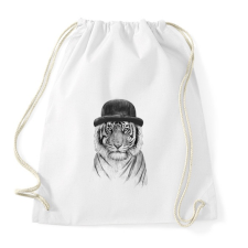 PRINTFASHION Welcome to the jungle - Sportzsák, Tornazsák - Fehér tornazsák