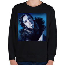 PRINTFASHION Wendesday Addams - Gyerek pulóver - Fekete gyerek pulóver, kardigán