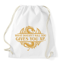 PRINTFASHION What doesn't kill you - Sportzsák, Tornazsák - Fehér tornazsák