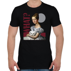 PRINTFASHION What? - Festmény - Férfi póló - Fekete