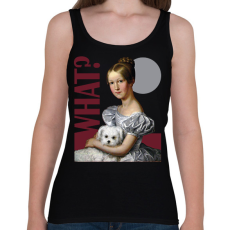 PRINTFASHION What? - Festmény - Női atléta - Fekete