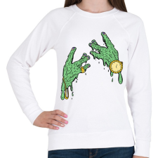 PRINTFASHION What's up dude? - Női pulóver - Fehér női pulóver, kardigán