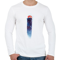 PRINTFASHION Where do we go now - Férfi hosszú ujjú póló - Fehér