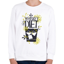 PRINTFASHION Whiskey diéta - Gyerek pulóver - Fehér gyerek pulóver, kardigán