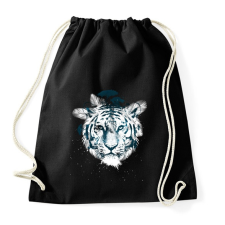 PRINTFASHION White tiger - Sportzsák, Tornazsák - Fekete tornazsák